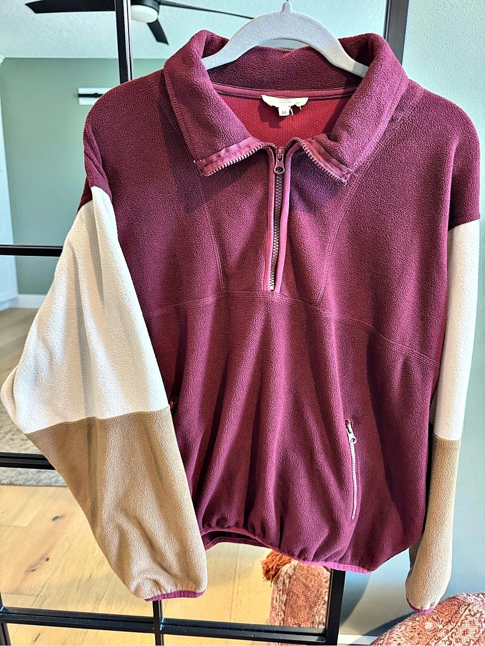 Color Block Pullover- Medium